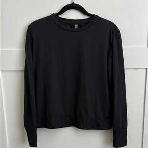 Classic Black Long Sleeve Top